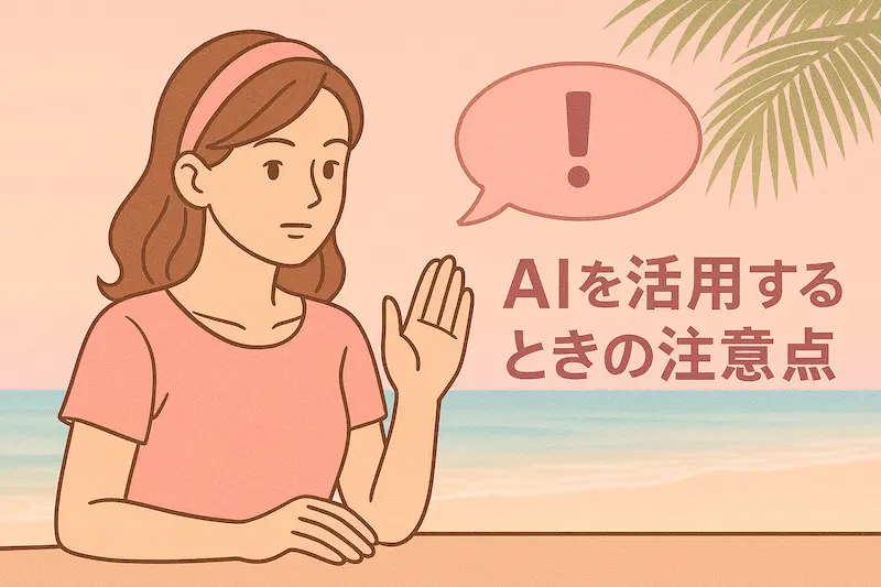 個人サロンがAIを活用するときの注意点